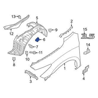 Infiniti OE - Fender Liner Retainer