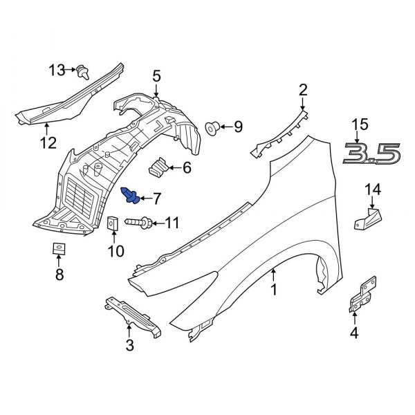 Fender Liner Retainer