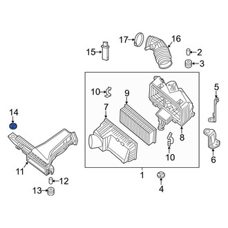 Infiniti OE - Lower Air Filter Housing Insulator