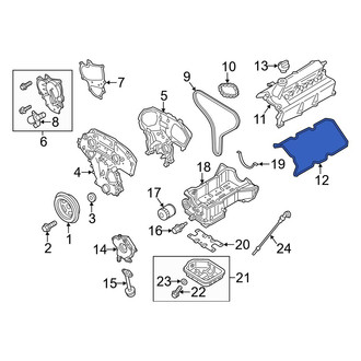 Infiniti OE - Left Engine Valve Cover Gasket