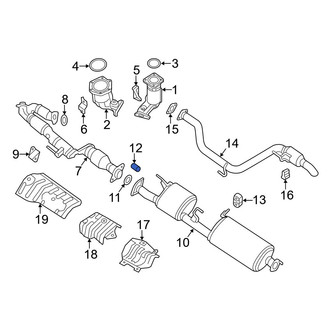 Infiniti OE - Exhaust Bolt Spring