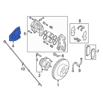 Infiniti OE - Front Left Brake Dust Shield