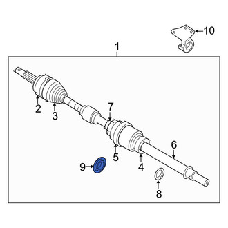 Infiniti OE - Rear Drive Axle Shaft Seal
