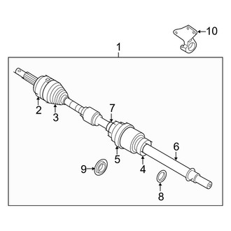 Infiniti OE - Front Suspension - Drive Axles