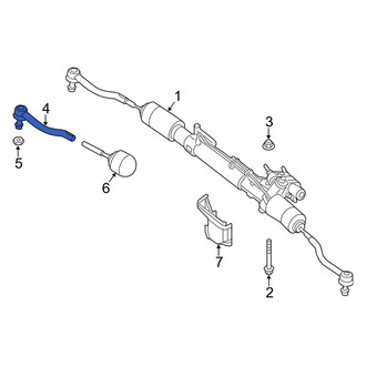 Infiniti OE - Right Outer Steering Tie Rod End