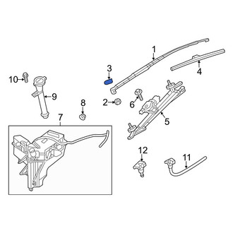 Infiniti OE - Wiper Arm Cap
