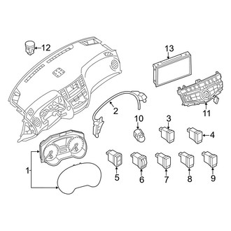 Infiniti OE - Instrument Panel - Cluster & Switches