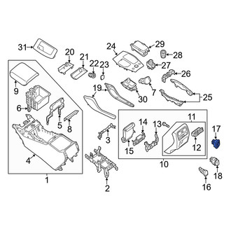 Infiniti OE - Front 12 Volt Accessory Power Outlet