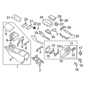 Infiniti OE - 12 Volt Accessory Power Outlet