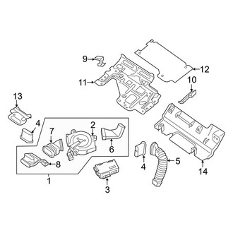 Infiniti OE - Right Temperature Controlled Seat Blower Motor