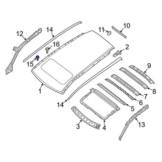 Infiniti OE - Roof Molding Clip