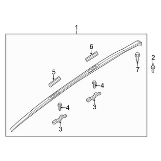 Infiniti OE - Roof Rack (W/O Panoramic Roof)