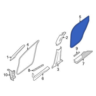Infiniti OE - Rear Right Rearward Door Seal
