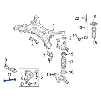 Infiniti OE - Rear Suspension Trailing Arm