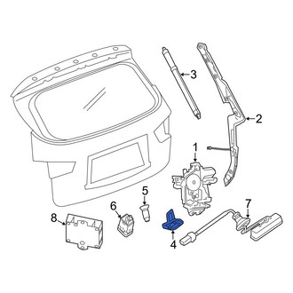 Infiniti OE - Rear Liftgate Lock Striker Plate