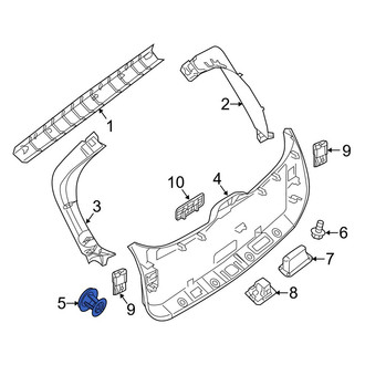 Infiniti OE - Upper Liftgate Trim Panel Clip