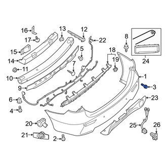 Infiniti OE - Bumper Cover Screw