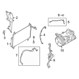 Infiniti OE - Air Conditioner & Heater - Condenser, Compressor & Lines (Autograph / Luxe / Pure / Sport)