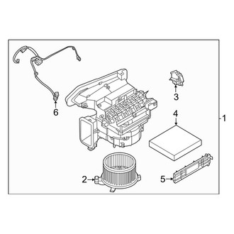 Infiniti OE - Air Conditioner & Heater - Front Blower