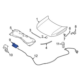 Infiniti OE - Front Hood Latch