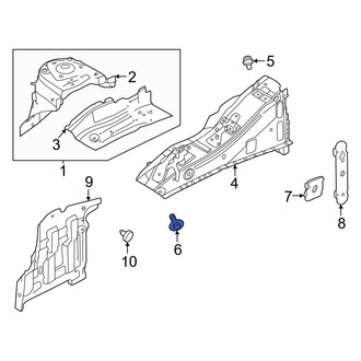 Infiniti OE - Fender Rail Bolt
