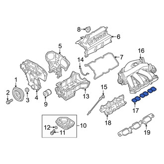 Infiniti OE - Upper Engine Intake Manifold Gasket