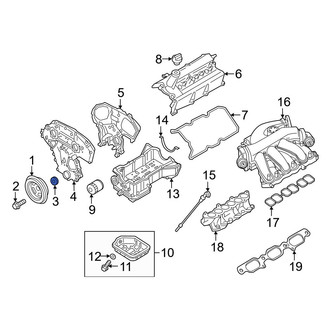 Infiniti OE - Front Engine Crankshaft Seal