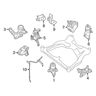 Infiniti OE - Engine / Transaxle - Engine & Transmission Mounting