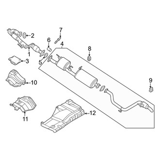 Infiniti OE - Exhaust System - Exhaust Components