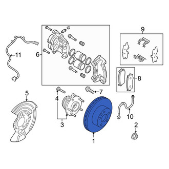Infiniti OE - Front Disc Brake Rotor