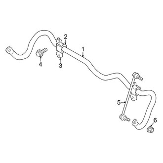 Infiniti OE - Front Suspension - Stabilizer Bar & Components