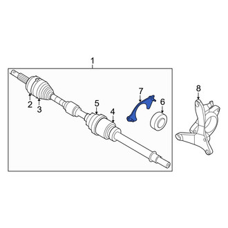 Infiniti OE - Front Right CV Axle Shaft Carrier Bearing Bracket