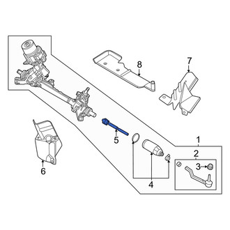 Infiniti OE - Front Inner Steering Tie Rod End