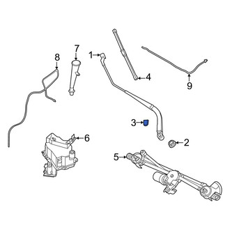 Infiniti OE - Wiper Arm Cap