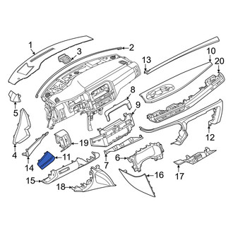 Infiniti OE - Front Left Upper Instrument Panel Pad