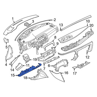 Infiniti OE - Instrument Panel Knee Bolster