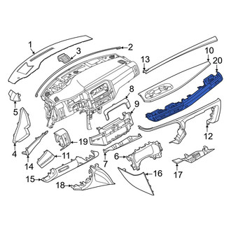 Infiniti OE - Front Right Dashboard Air Vent