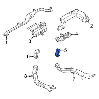 Infiniti OE - Front Center Right Instrument Panel Air Duct