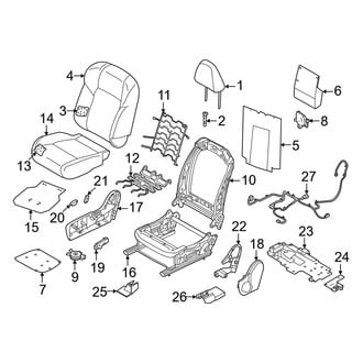 Infiniti OE - Seats & Tracks - Passenger Seat Components