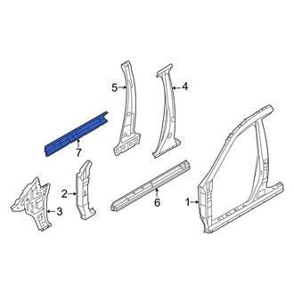 Infiniti OE - Left Inner Floor Sill