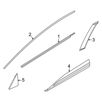 Infiniti OE - Front Door - Exterior Trim