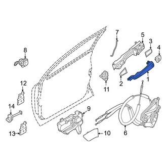Infiniti OE - Front Left Outer Exterior Door Handle