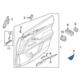 Infiniti OE - Rear Right Door Interior Trim Panel Cap