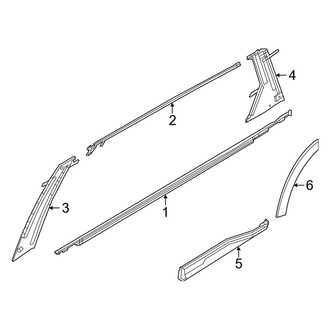 Infiniti OE - Rear Door - Exterior Trim