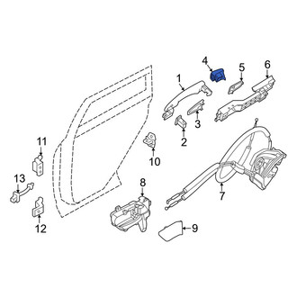 Infiniti OE - Front Left Exterior Door Handle Cover