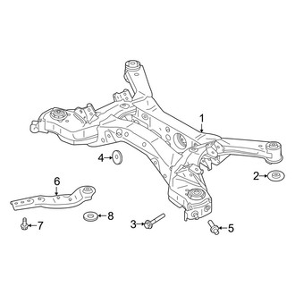 Infiniti OE - Rear Suspension - Suspension Mounting (FWD)