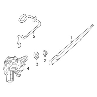 Infiniti OE - Lift Gate - Wiper & Washer Components