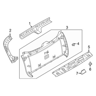 Infiniti OE - Lift Gate - Interior Trim