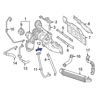 Infiniti OE - Turbocharger Oil Line Gasket