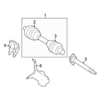 Infiniti OE - Front Suspension - Drive Axles